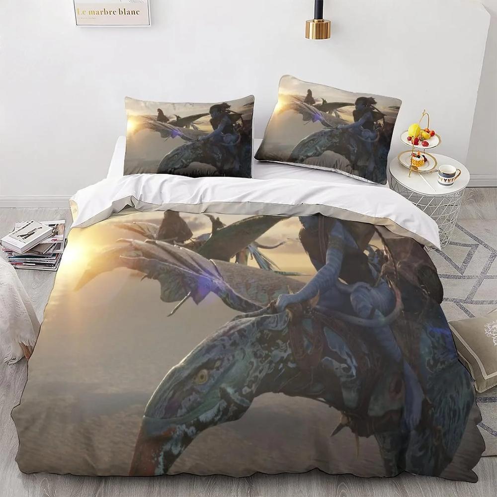 영화 아바타 물의 길 인쇄 침대 이불 커버 침구 3 8 1개 D 260x240cm-3pcs