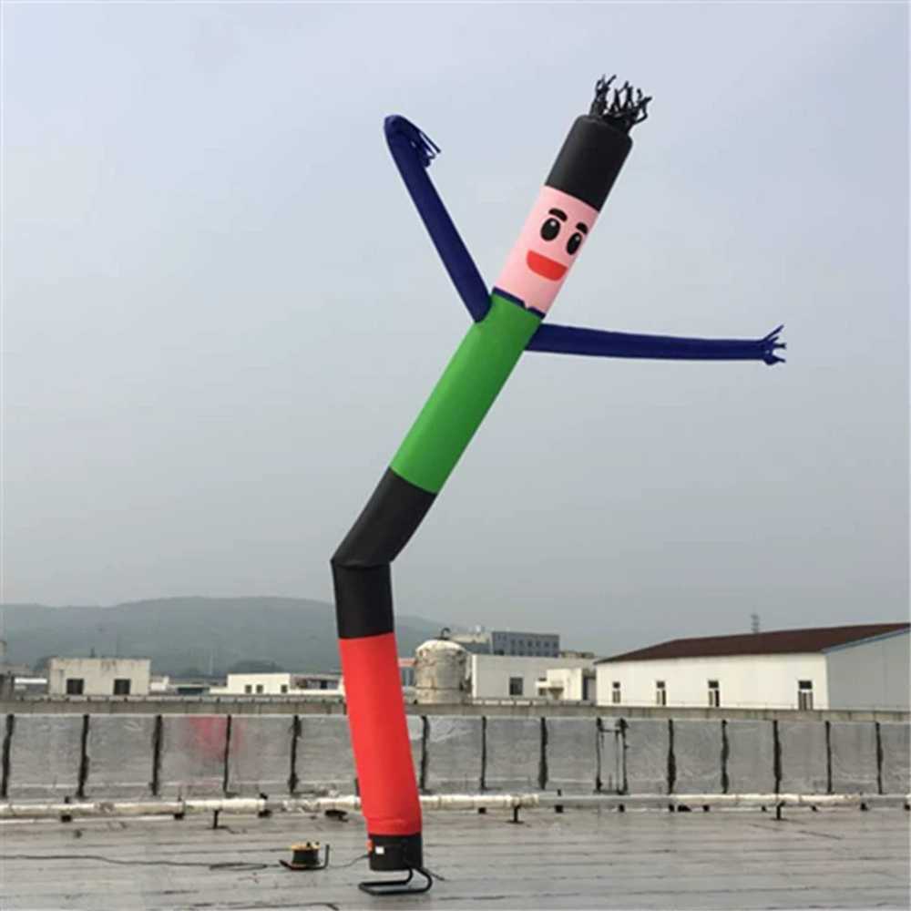 춤추는 대형 풍선 시장 개업 파티 사람 주유소 공중 춤추는 남자 댄서 풍선 광대 만화 풍선