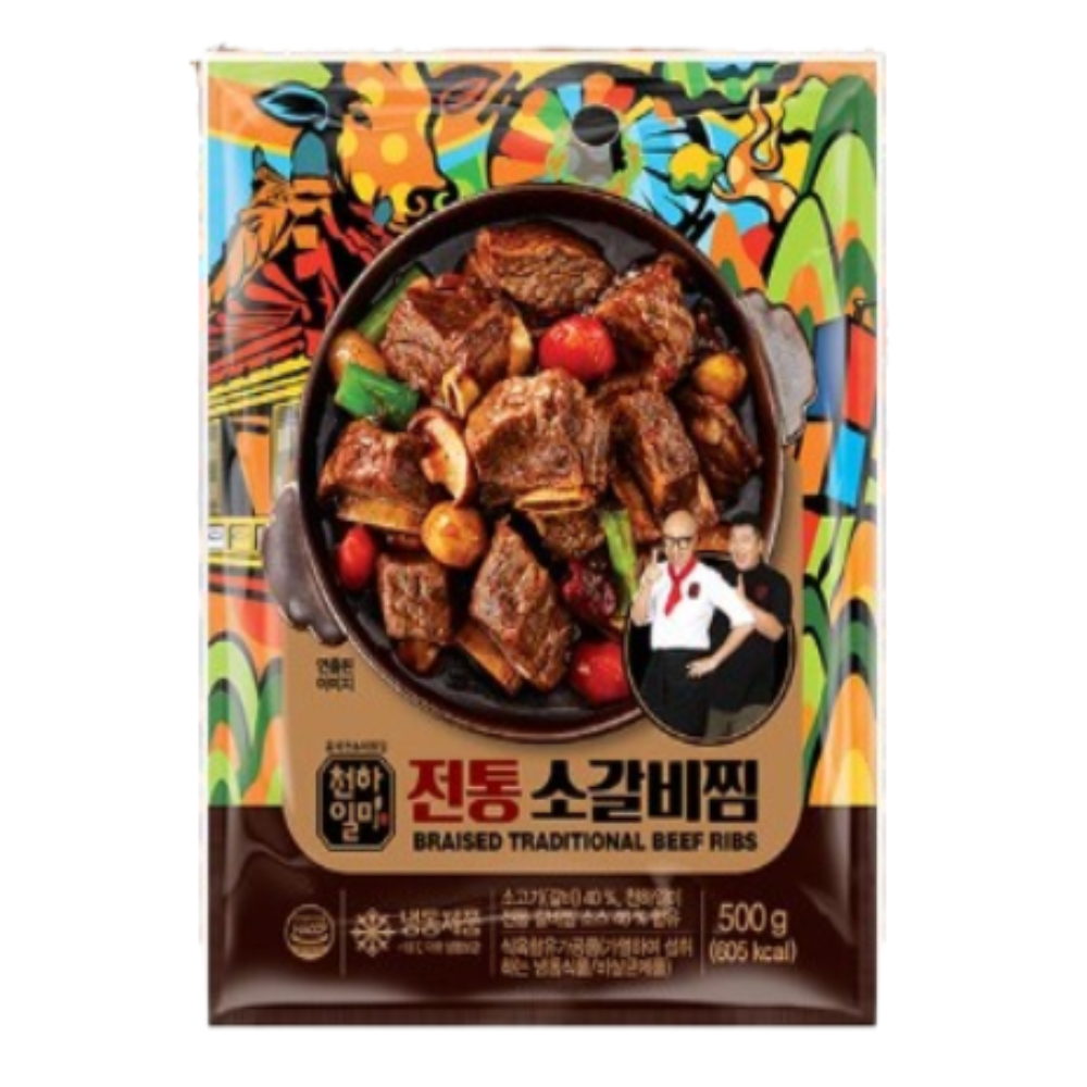 참바다영어조합 천하일미 천하일미 전통 소갈비찜 6팩 팩당 500g