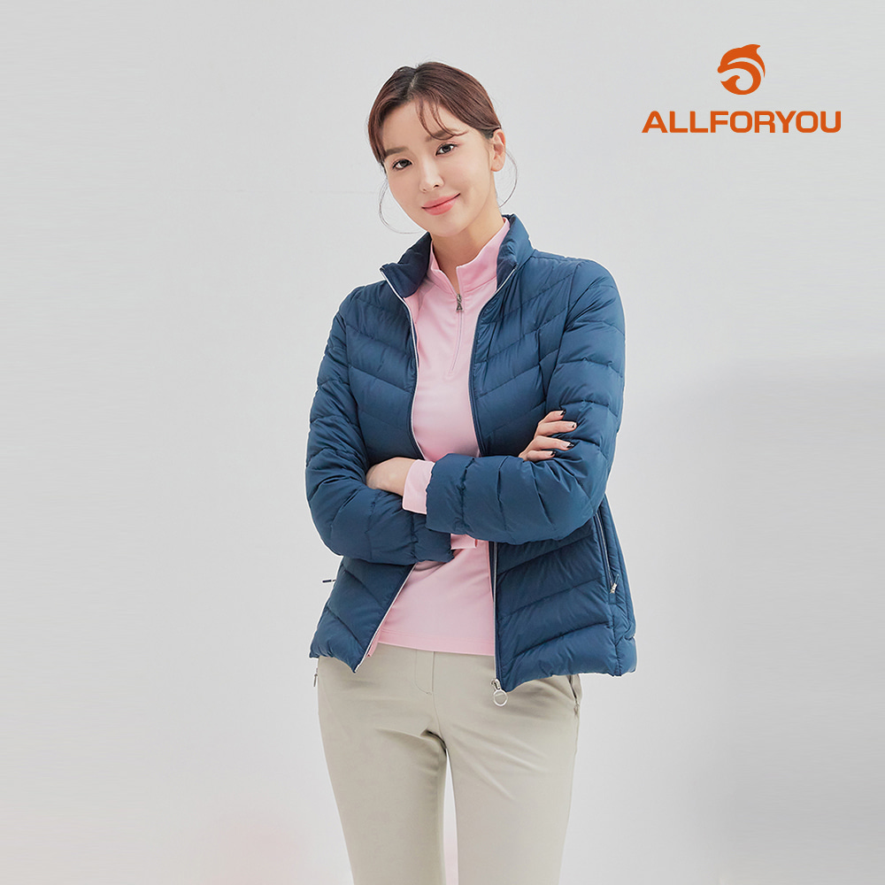 올포유 올포유 모델착장 여성 구스다운 점퍼 AWQDL1171-904