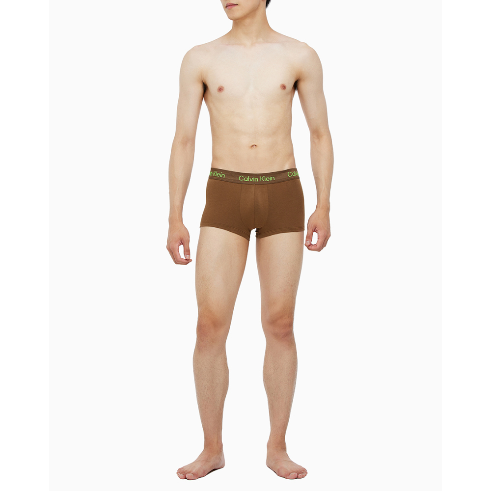 Calvin Klein Underwear 캘빈클라인 언더웨어 코튼스트레치 로우라이즈 트렁크 3PK 드로즈 팬티 NB3705-FZ4