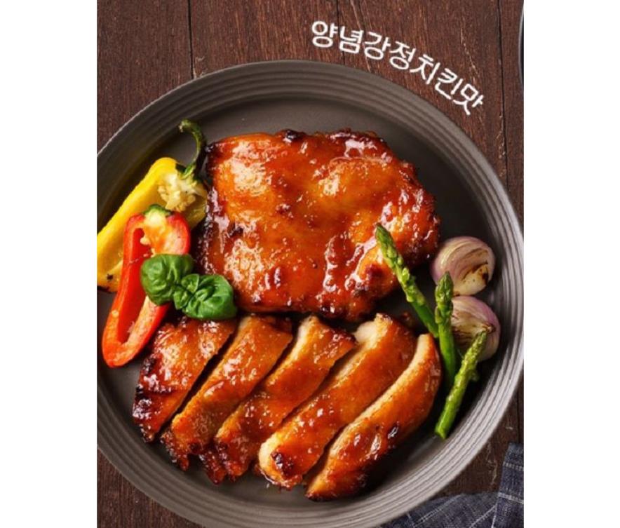 멕시카나 직화순살닭다리 양념강정치킨맛 170g 5팩