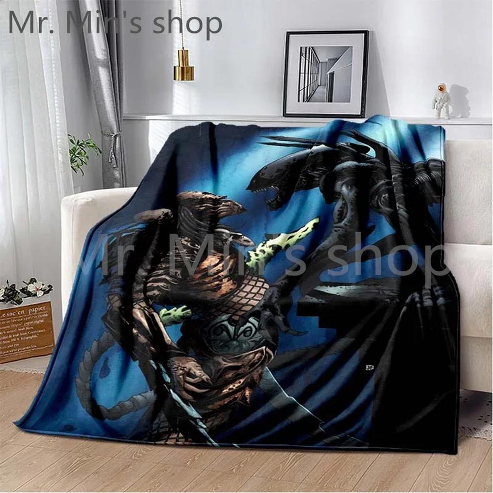 침실 다기능 담요 프레데터 영화 인쇄 침대 소파 자동차 애완 동 4 17 1개 G 150x x80inch 200CM60