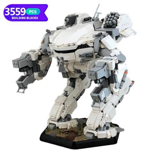 MOC 배틀테크 메크 로봇 빌딩 블록 빌드 모델 킹 크랩 액션 피규어 브릭 장난감 선물