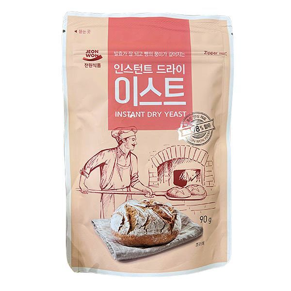 전원식품 인스턴트 드라이 이스트 90G x 3개 c84396
