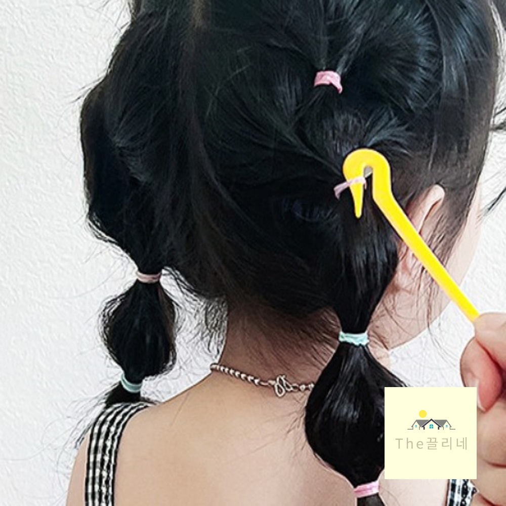 THE끌리네 머리끈 커터 고무줄커터 헤어커터 육아용품 짱짱한머리끈 헤어끈