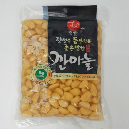깐마늘지 반찬 식자재 동보식품 1KG 절임류