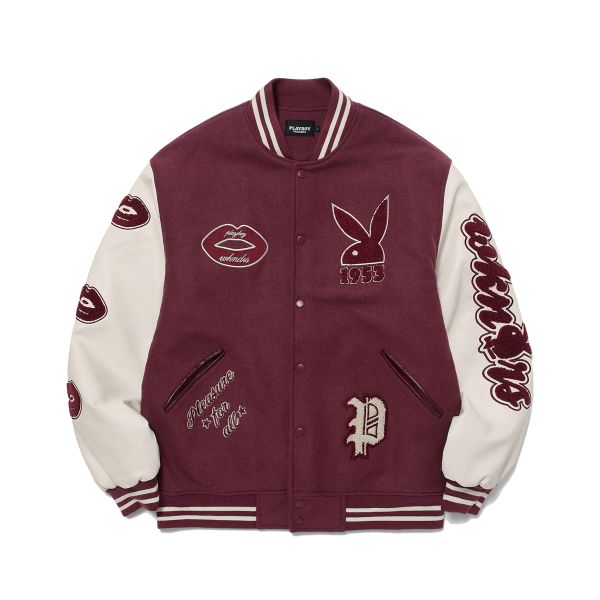 WKNDRS 위캔더스 스타디움자켓 BUNNY GIRL VARSITY JACKET 145741
