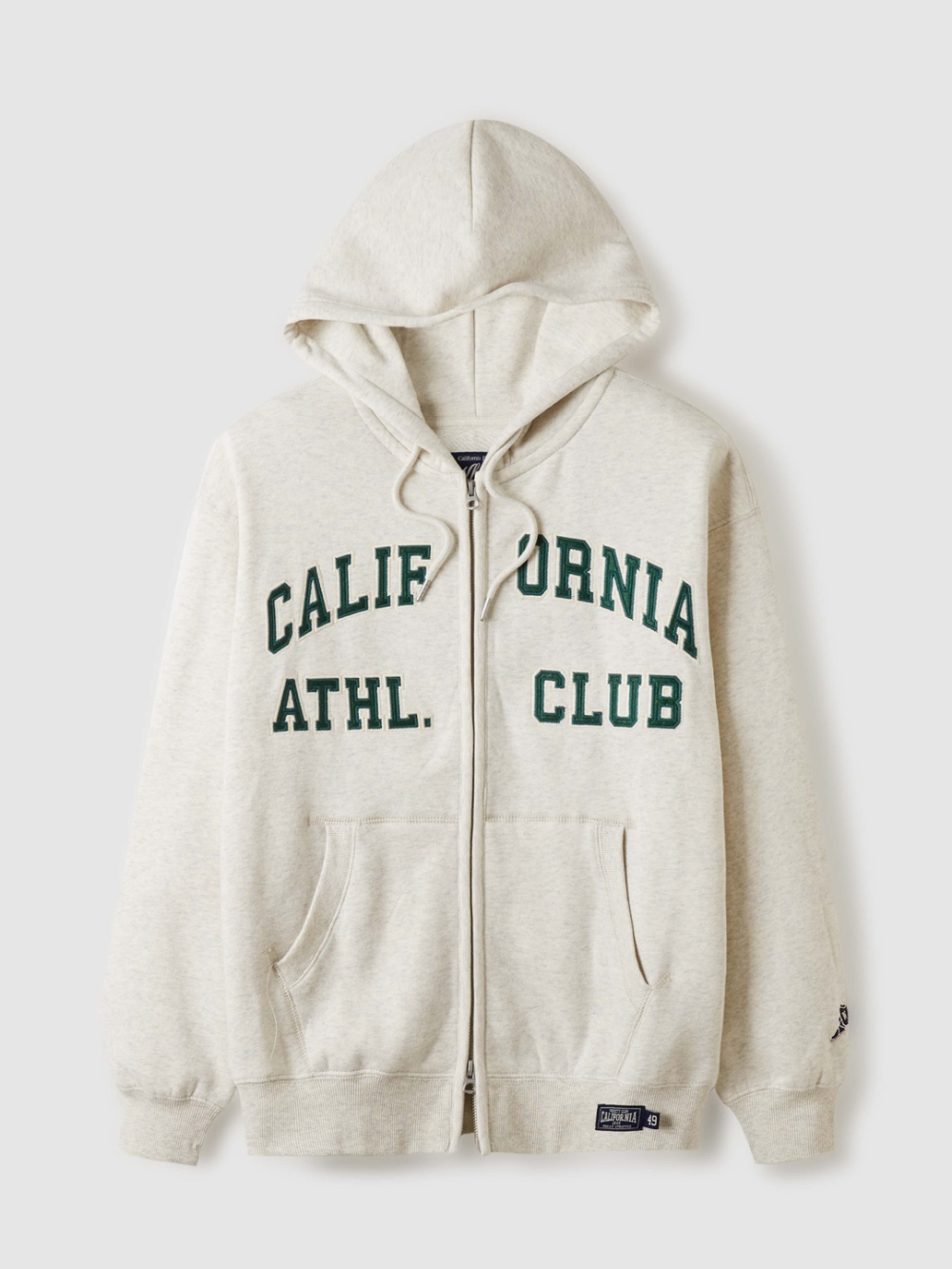 후아유 후아유 Signature Patch Hood Zip-up Brushed WHMZE4911U