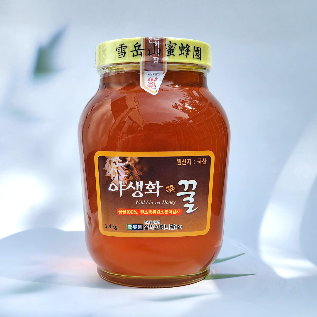야생화꽃 잡화꿀 2 4kg 천연꿀 잡꿀 설악산허니팜