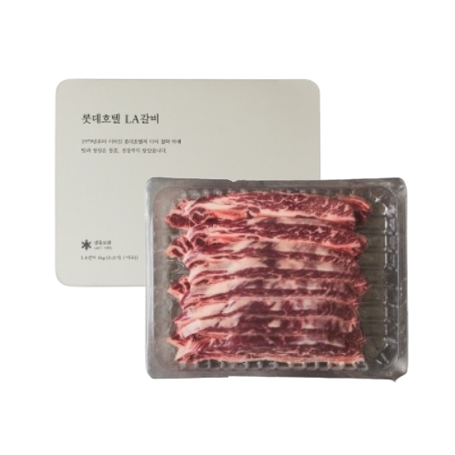 한국푸드씨스템 롯데호텔 LA갈비 선물세트 2kg