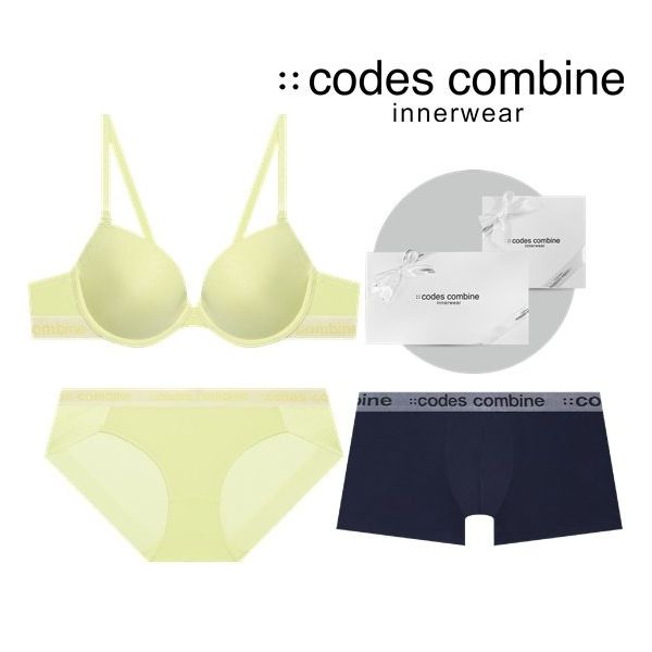 코데즈컴바인이너웨어 매장정품 코데즈컴바인 이너웨어 남여커플속옷세트 CCWBRBPDR361LE-EBY