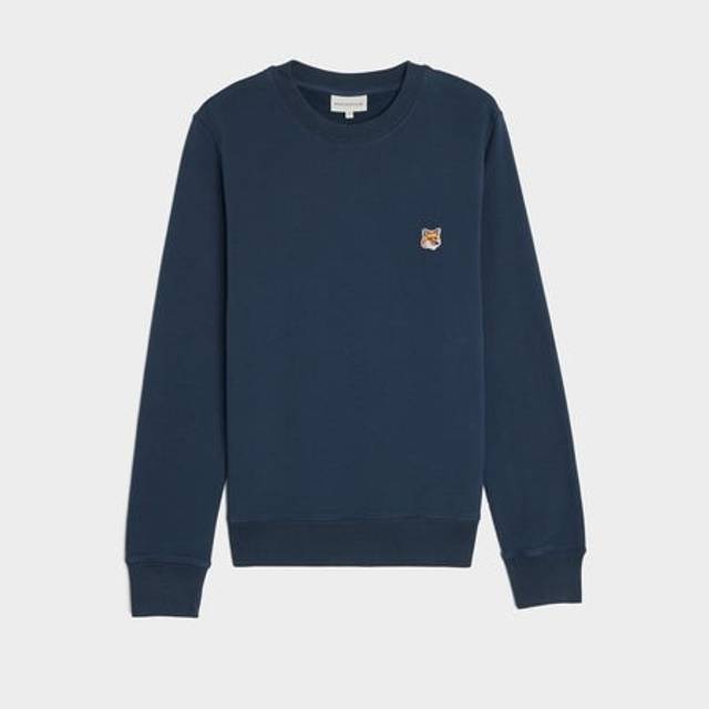 메종키츠네 메종키츠네 폭스 헤드 패치 레귤러 맨투맨 스웨트셔츠 Sweatshirts P199 LW00302 KM0001