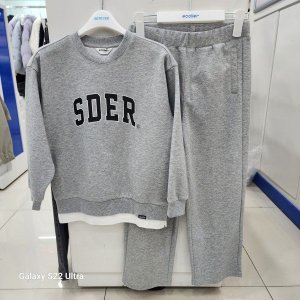 에꼴리에 에꼴리에 아치레터링레이어드맨투맨티 특양면셋업스트레이트바지 24A0703 24A0704-2 515764