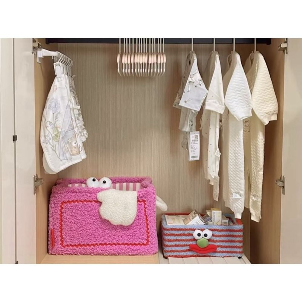 패브릭 바구니 멀티 수납 정리함 귀여운 바스켓