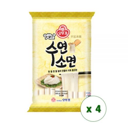 오뚜기 오뚜기 옛날 수연소면 수연국수 500g X 2팩