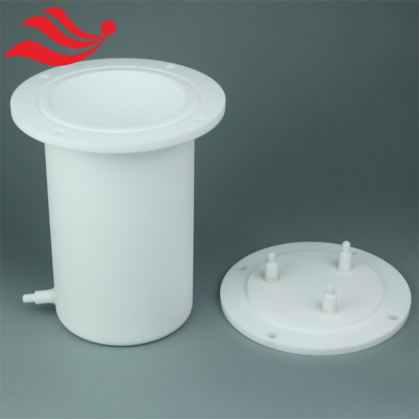 석유화학 PTFE 반응기 편리한 폐액 배출용 하단 조인트