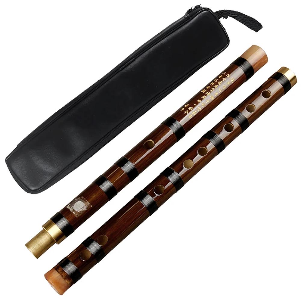 키 수제 대나무 플루트 악기 전문 디지 라인 초보자용 1개 2 D key add bag