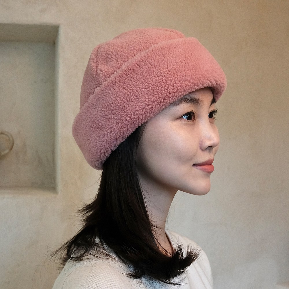 메리고어라운드 뽀글 어그 비니