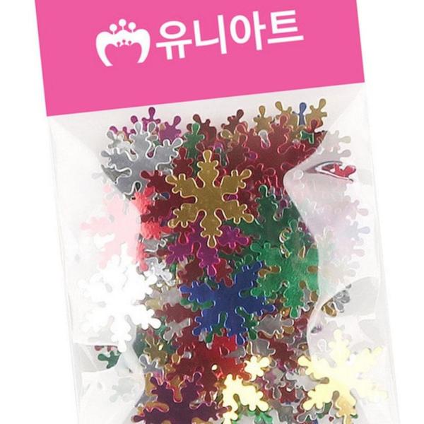 유니아트 제스트 스팡클 1000 유니아트 대 눈꽃 공작 유아미술