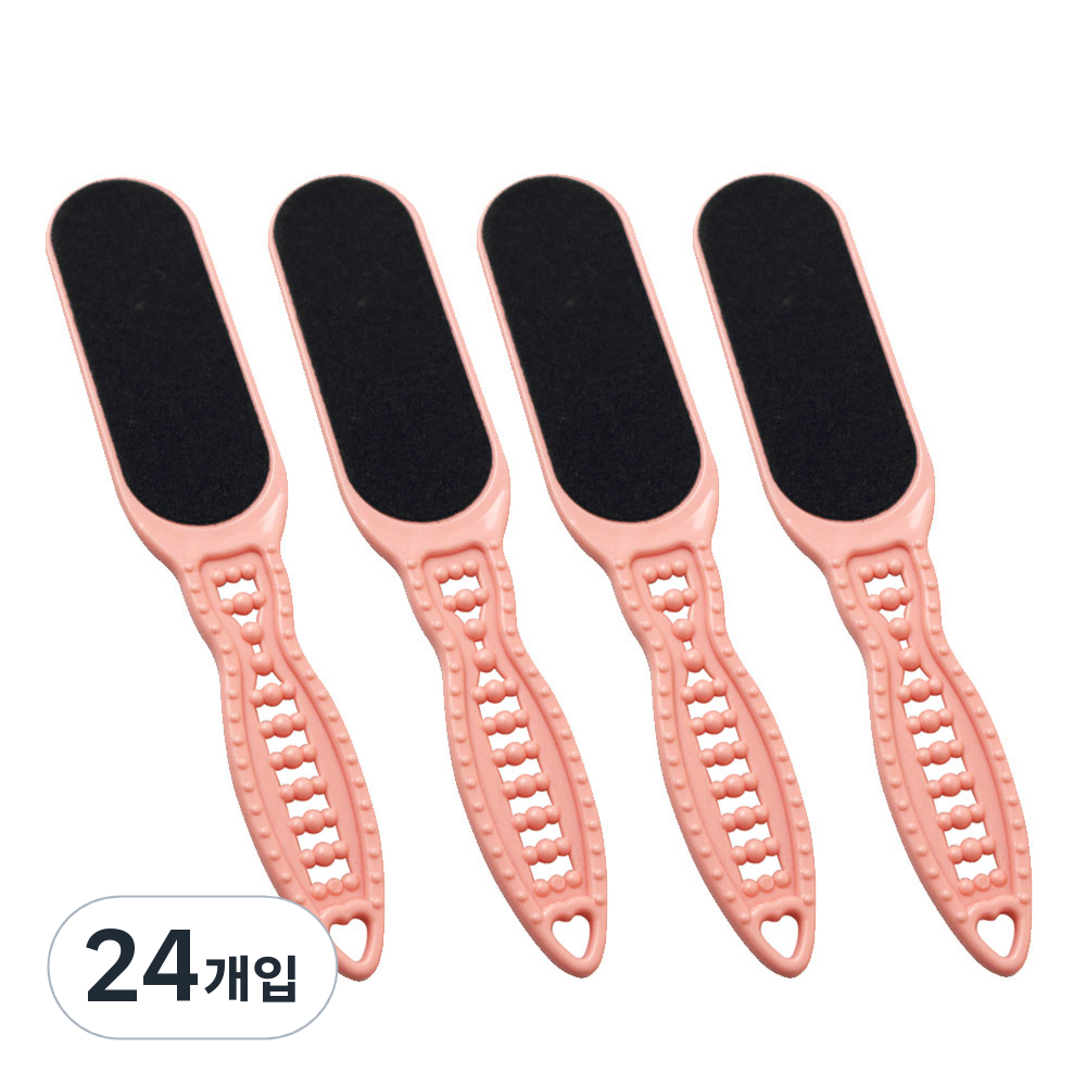 칠성산업 쓰리세븐 세븐스타 하트풋클리너 발밀이 소형 연핑크 20개