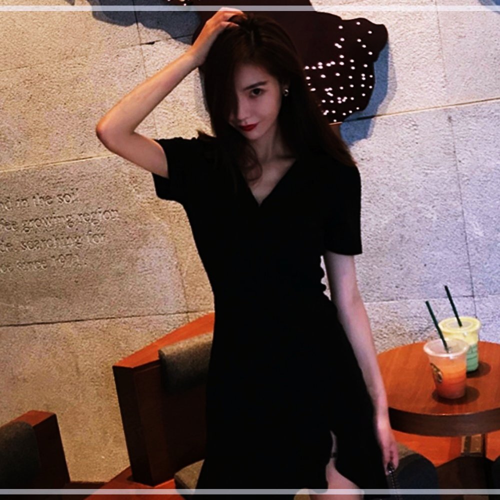 프릴 트임 언발 미니원피스 HH-B28 8W62BCA41