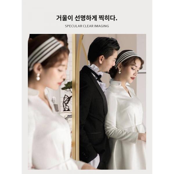 드레스룸 삼면경 대거울 전신거울 미용실 슬림핏 삼단경 웨딩숍 전용 피팅거울