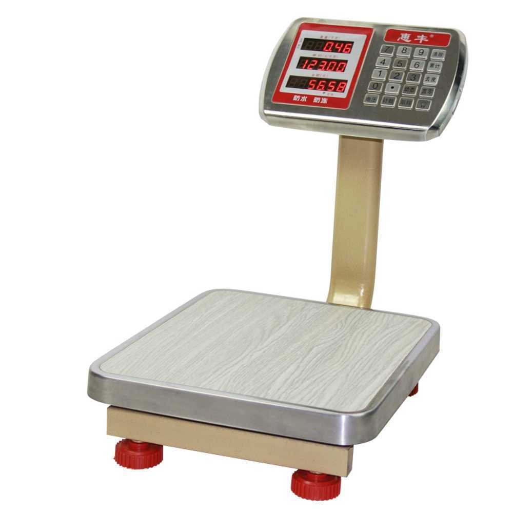 농가용 저울 30kg 100kg 산업용 계근대 택배 계량기 1개 100kg 접이식 31x35 양면 디스플레이