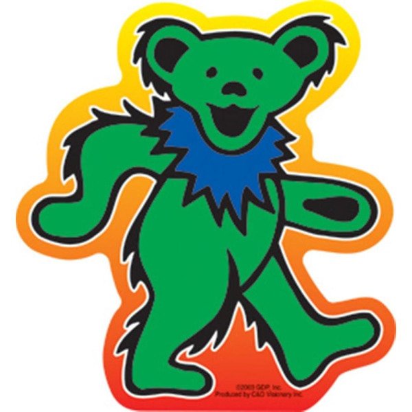 Licenses Products Grateful Dead Dancing Bear 스티커