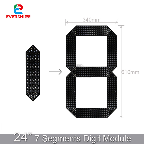 LED LED 주유소용 디지털 번호 보드 전자 연료 디젤 표지판 야외 7 개 세그먼트 24