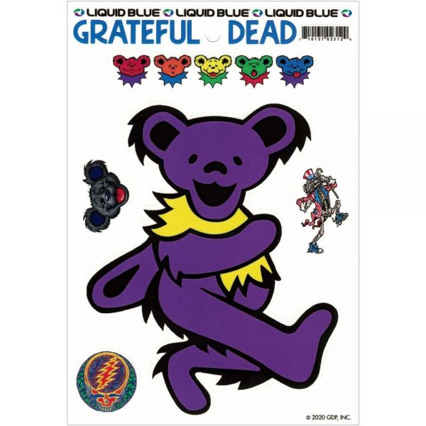 Liquid Grateful Dead Dancing Bear - 범퍼 스티커 데칼