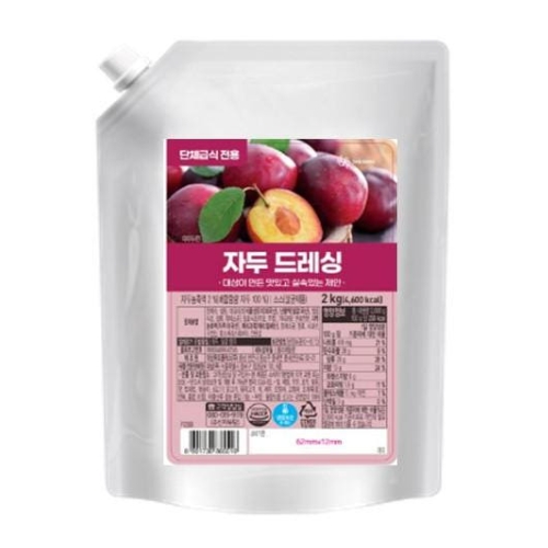 대상푸드플러스 자두 드레싱 2kg