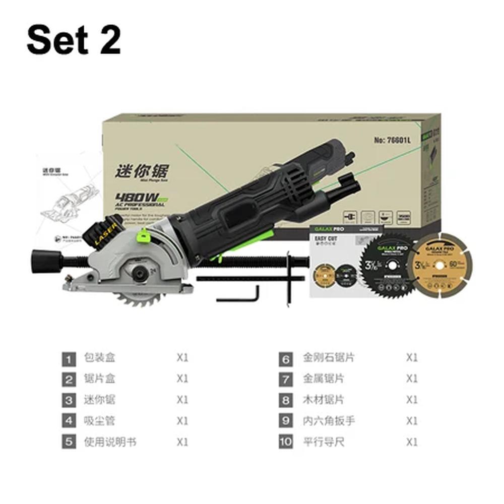 다기능 전기 톱 전동 공구 로터리 도구 원형 나무 미니 1개 1 SET 2