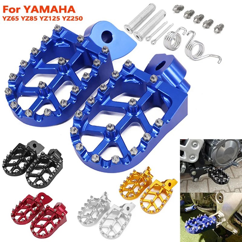 오토바이 풋 페그 페달 발받침 풋페그 야마하 YZ 65 85 125 250 125X 250X WR 250F 450F YZF WRF 250 450 250FX 450FX