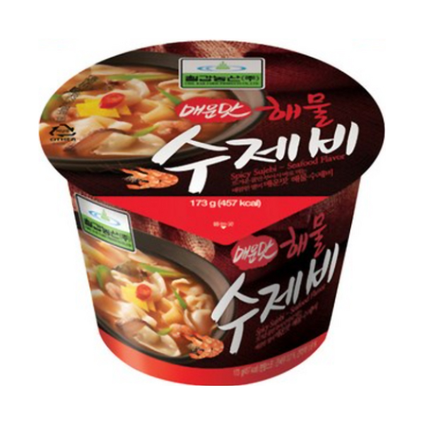 칠갑농산 칠갑농산 해물수제비 매운맛 173g 3개
