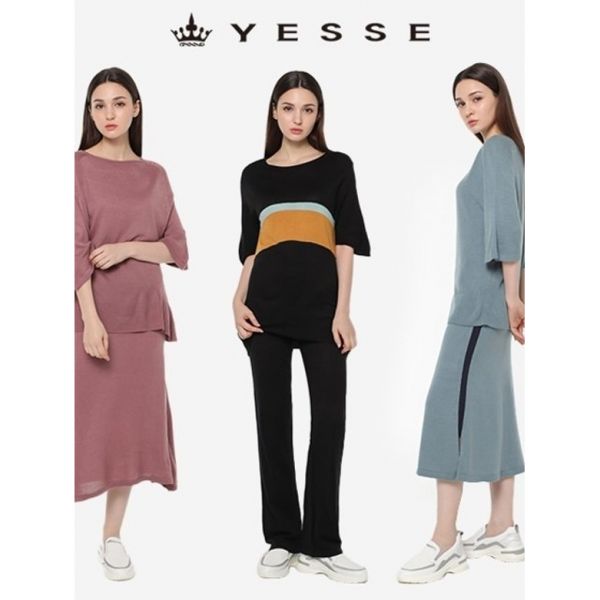 마르조 예쎄 2종 랑세배색 니트셋업 449733