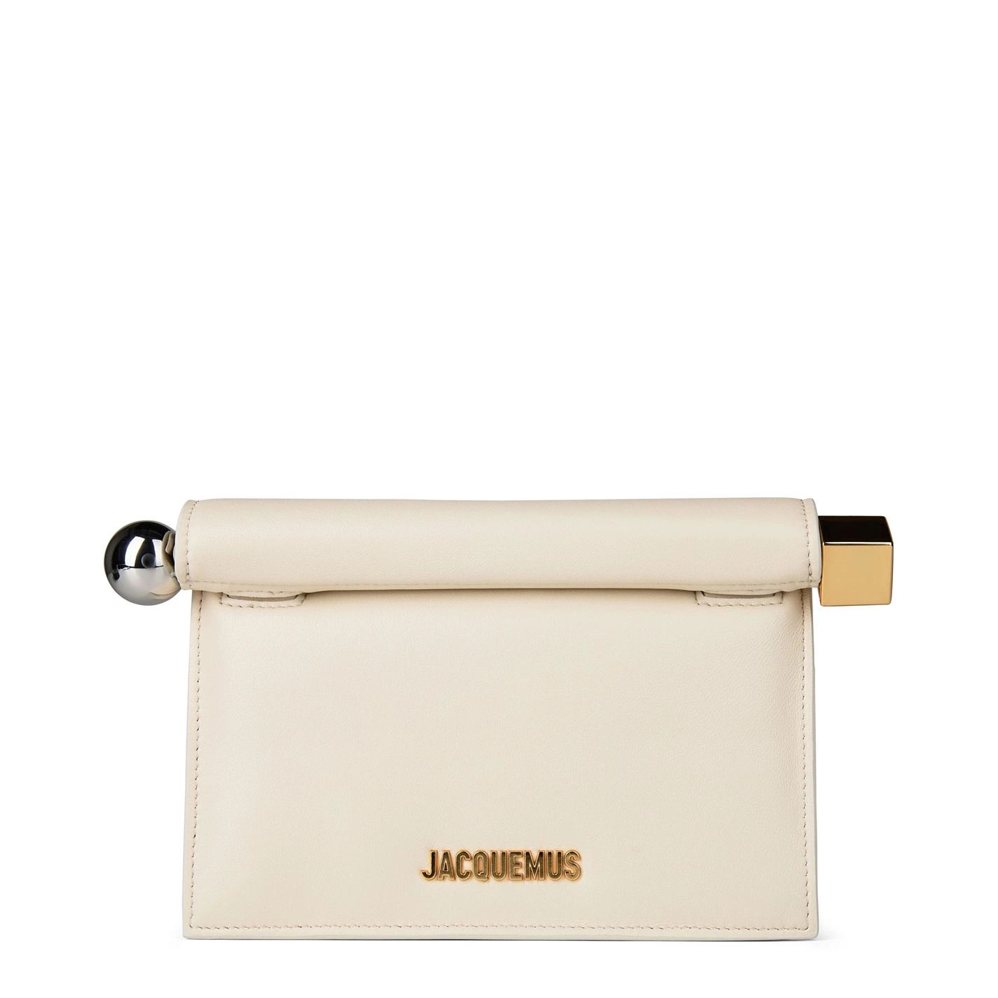 자크뮈스 자크뮈스 포쉐트 론드 까레 클러치 가방 La Pochette Rond Carre Clutch Bag Light 702767