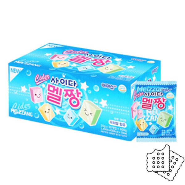 아이스제과 사이다멜짱 20g30입 1개