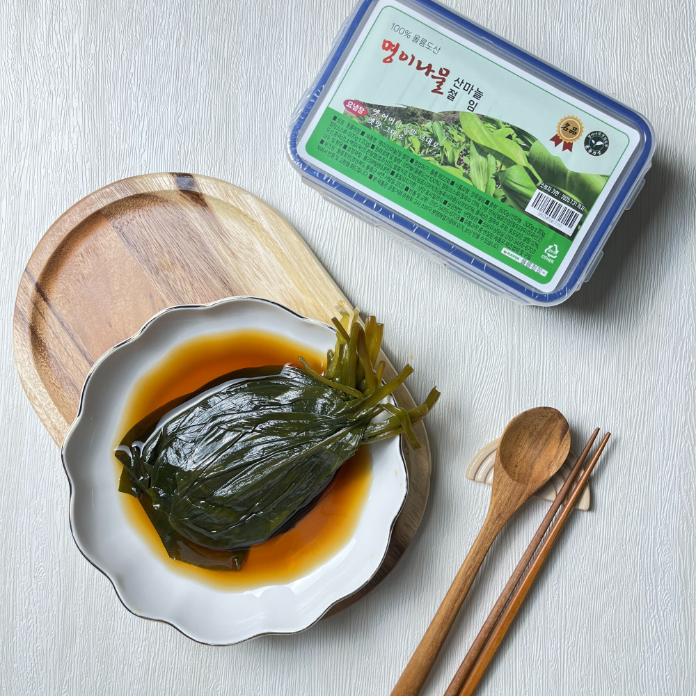산지명인 울릉도 자연산 명이나물 800g 절임 장아찌 반찬