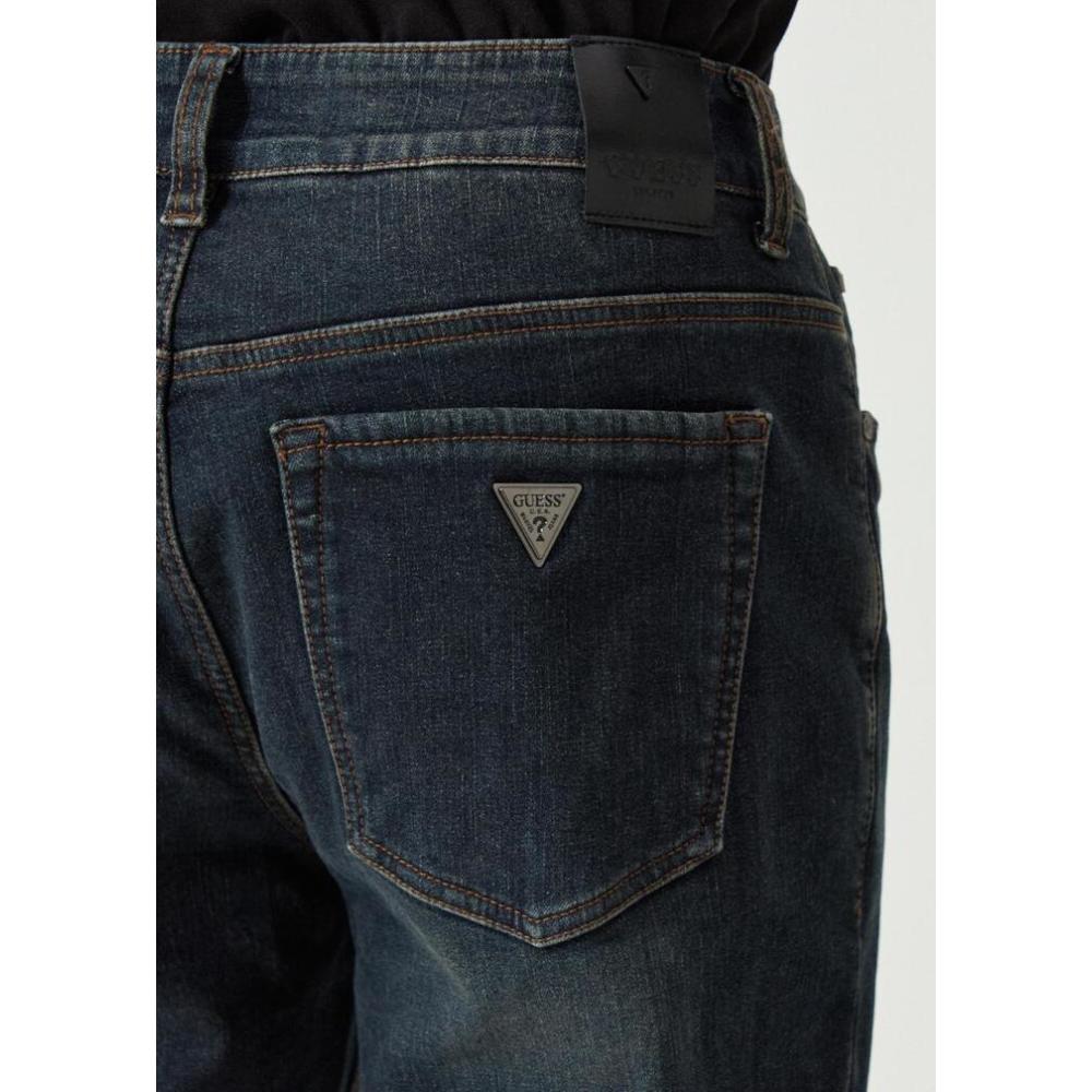 게스 게스 GUESS 게스진 남성 D톤 본딩 슬림 스트레이트 DARK 536853 MO4D1170