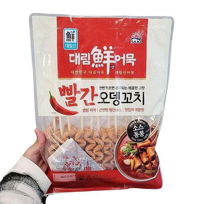 셀러허브 식품 사조대림 빨간오뎅꼬치 409G x 2개 c26628