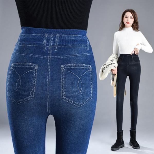 여자 페이크 청바지 스판력 편한 레깅스