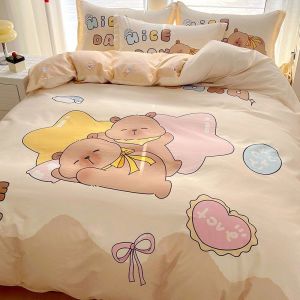 꿈나라카피바라 코튼 이불커버 3종세트