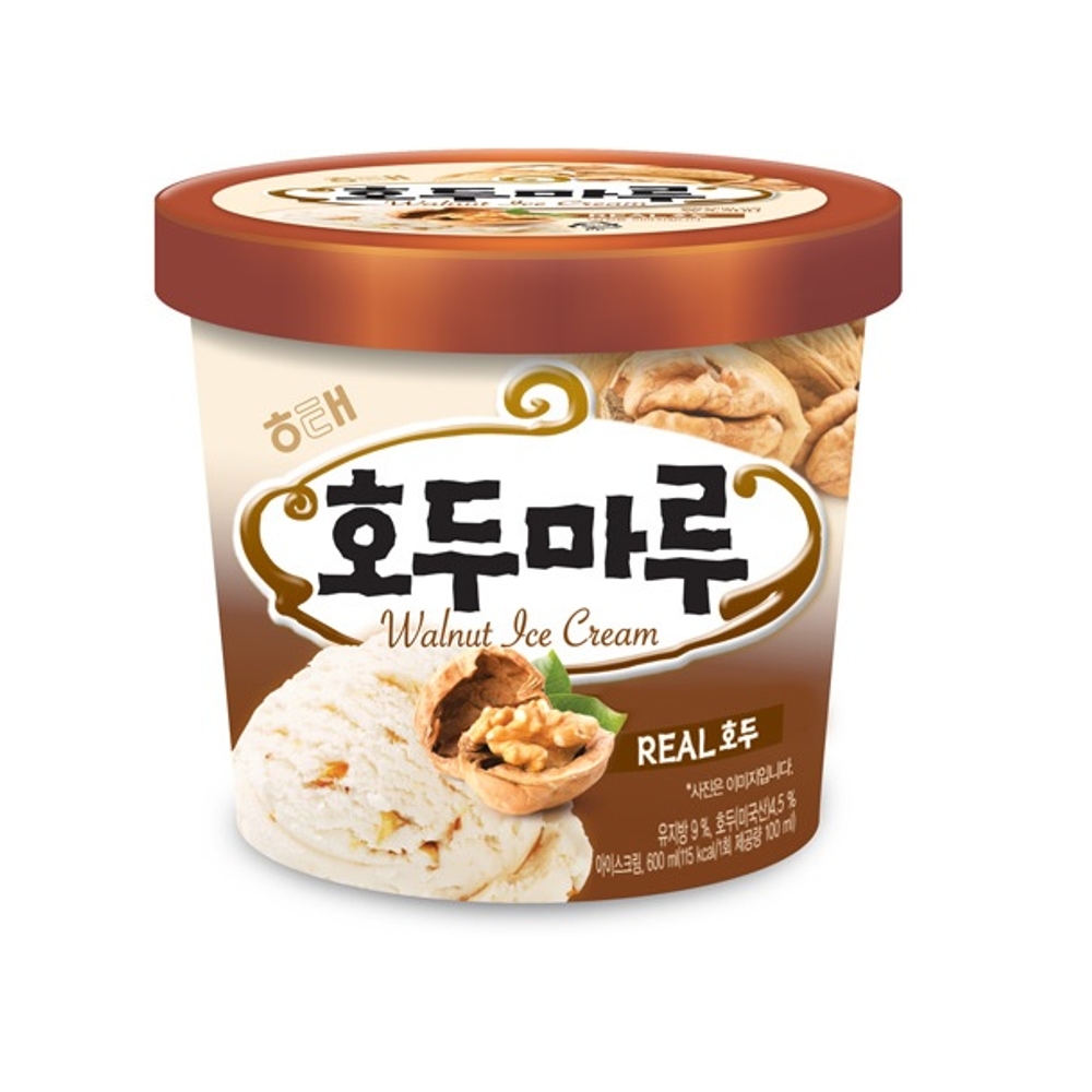 해태제과 호두마루 홈 떠먹는아이스크림 아이스크림 6개