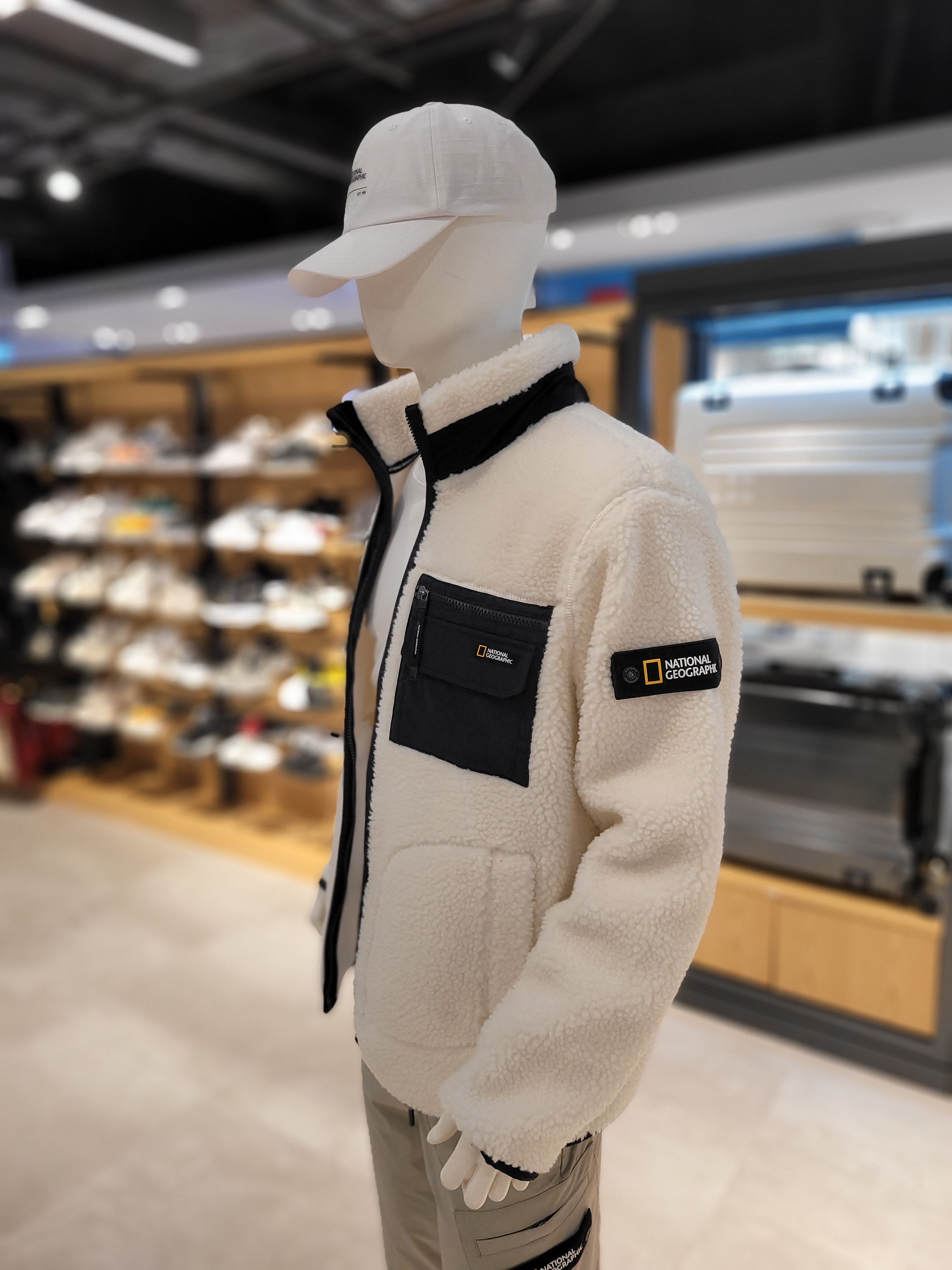 내셔널지오그래픽 매장정품 내셔널지오그래픽 공용 헤러 뽀글이 FLEECE 자켓 N214UFT180