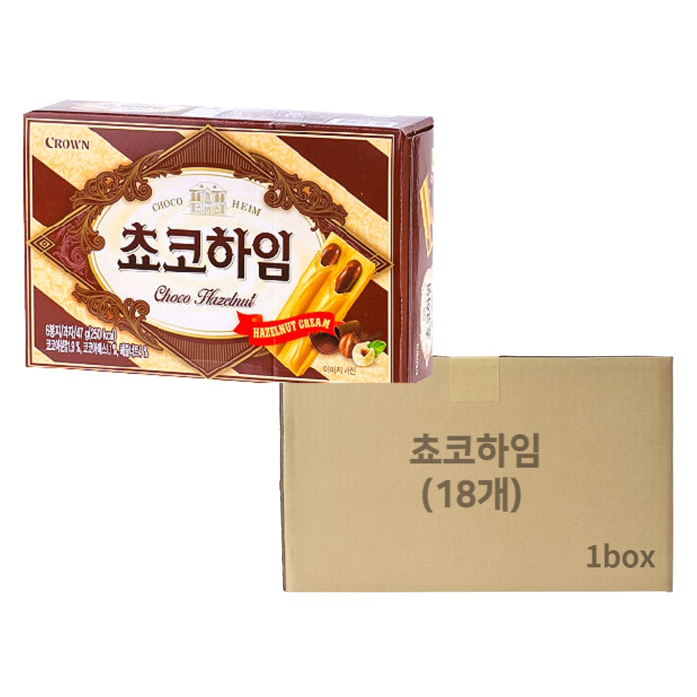 크라운 쵸코하임 47g 21개