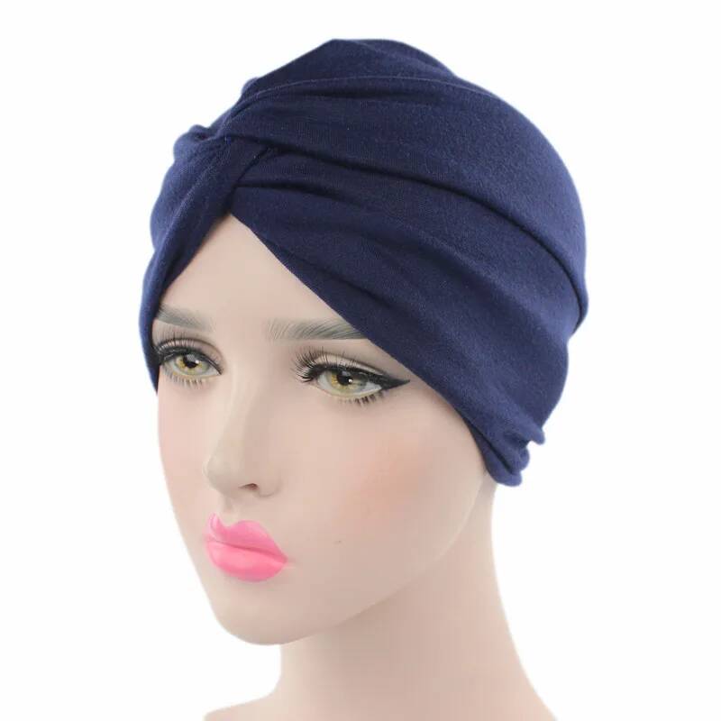 헤어터번 여성 크로스 트위스트 Hijab 모자 이슬람 Underscarf Headscarf 머리띠 Turban Mus