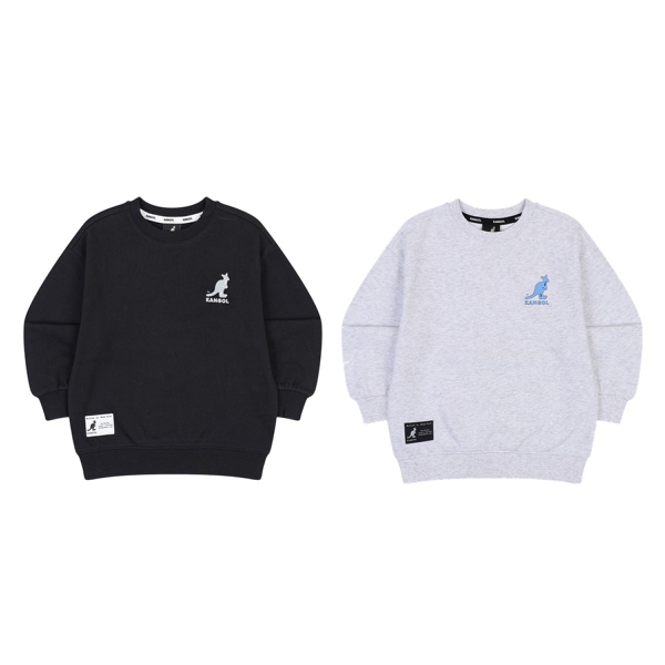 캉골키즈 현대신촌점 캉골키즈 백 레터링 그래픽 포인트 스웻셔츠 RA 0205 ARACRT02050