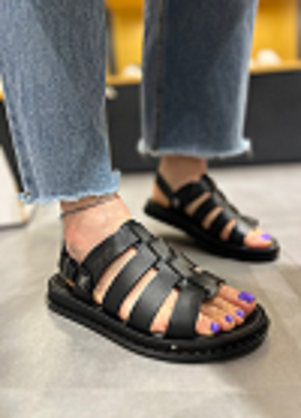 와이컨셉 윙스풋 BAT WOMENS 여성 천연가죽 샌들 W706001 LE1216796219
