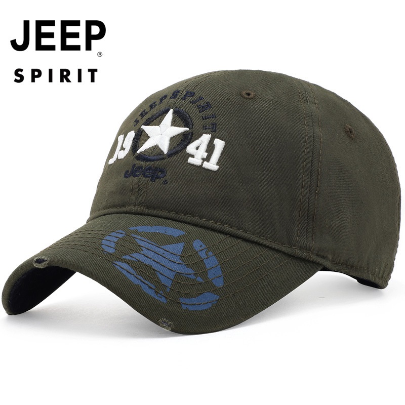 한솔티엔아이 JEEP SPIRIT 지프 스프릿 스포츠 야구 모자 올리브그린 카키 CA00014